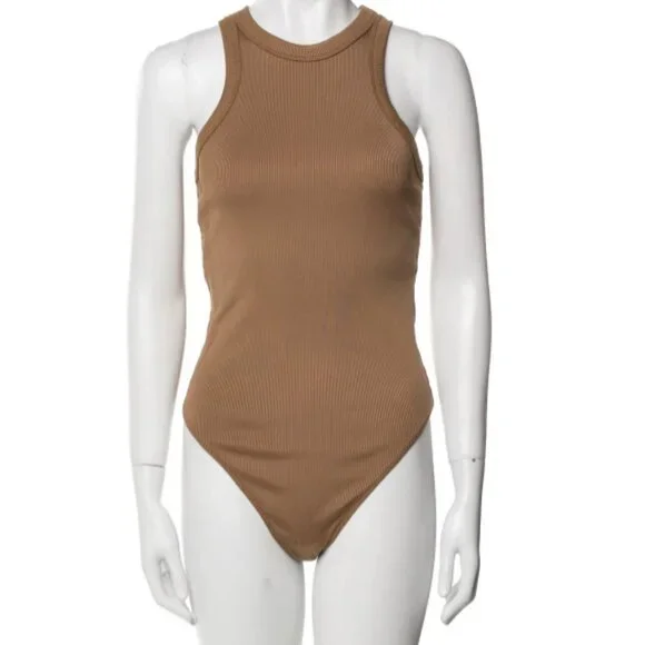 Nylon Crew Neck Bodysuit by Anine Bing - Picture 2 of 4